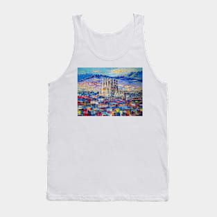 Barcelona in evening dress Tank Top